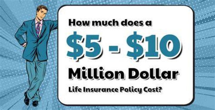 5 million dollar life insurance policy cost