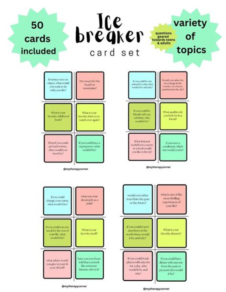 60 Icebreakers For Meaningful Connections