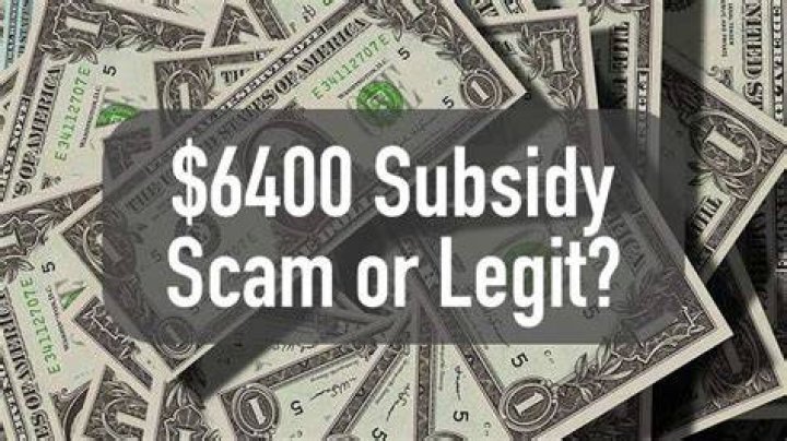 6400 Subsidy Scam Full Review And Legitimacy