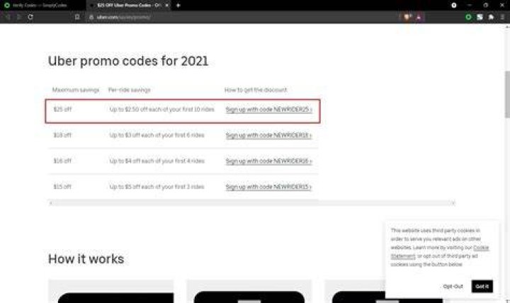 80% OFF UBER Promo Codes