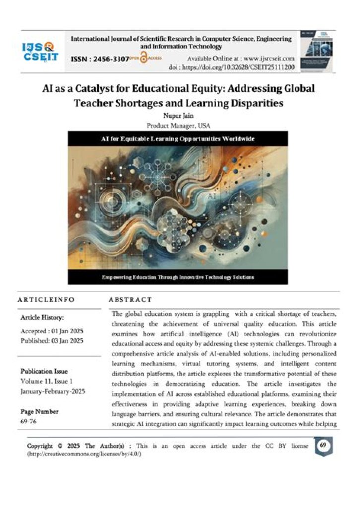 A Catalyst For Educational Equity