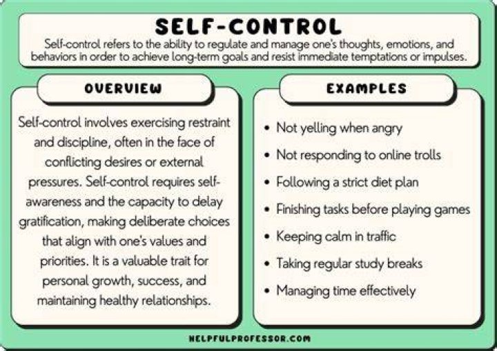 A Journey Of Self-Control And Desire