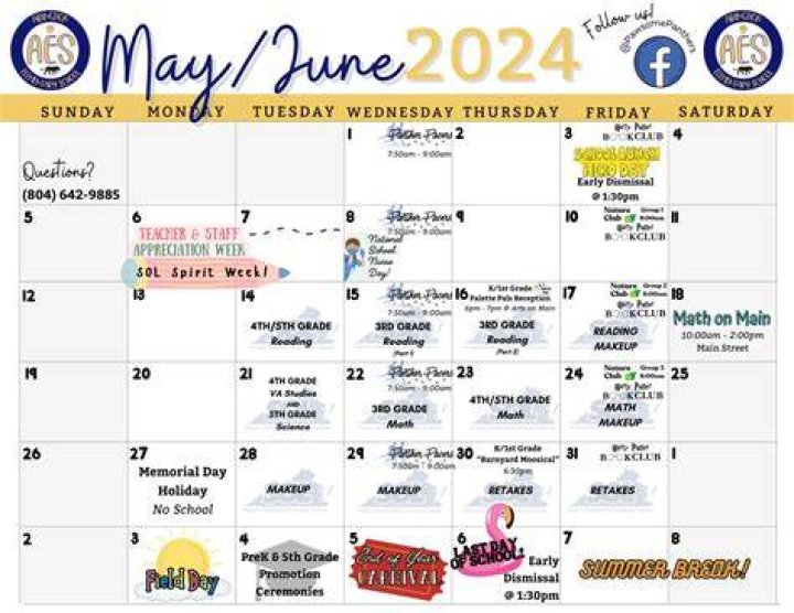 Abingdon Elementary School / Calendar