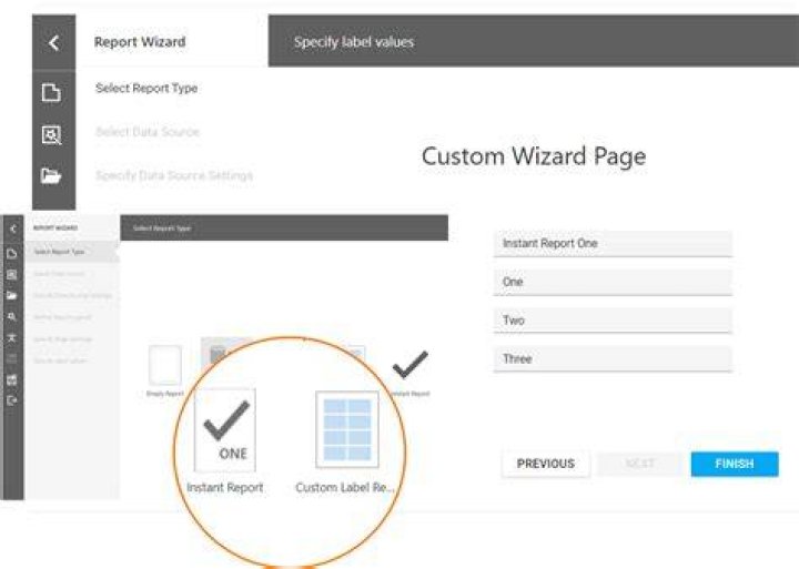 Actions Report Wizard