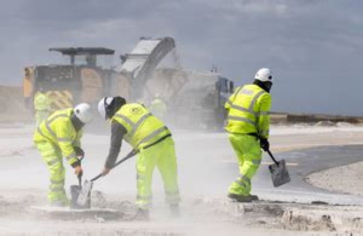 Airfield resurfacing project in the Falkland Islands completed