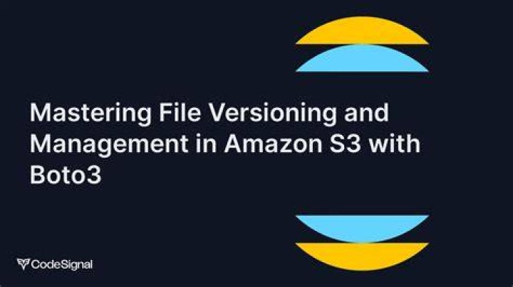 Amazon S3 - Boto3 1.34.86 documentation