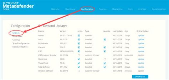 Applying Offline Updates - Metadefender Core