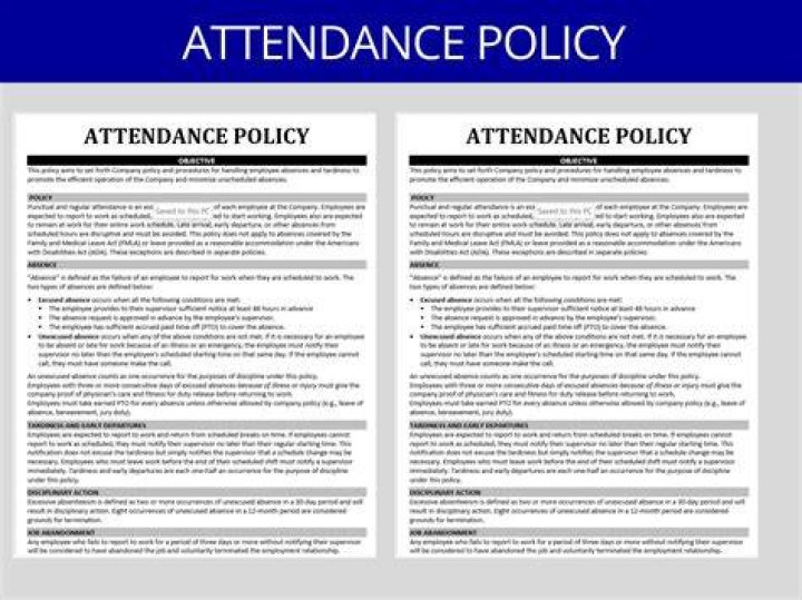 Attendance Policy / Attendance Policy