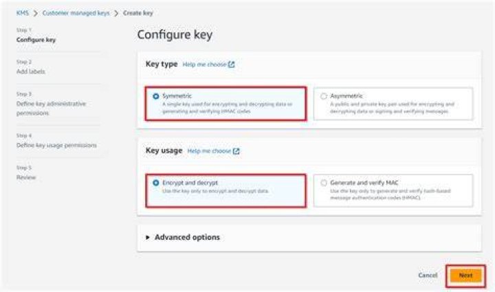 AWS Key Management Service (AWS KMS) examples