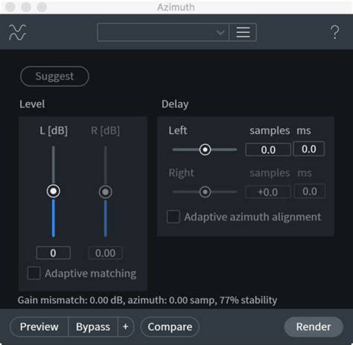 Azimuth [ADV] - RX 7 Help