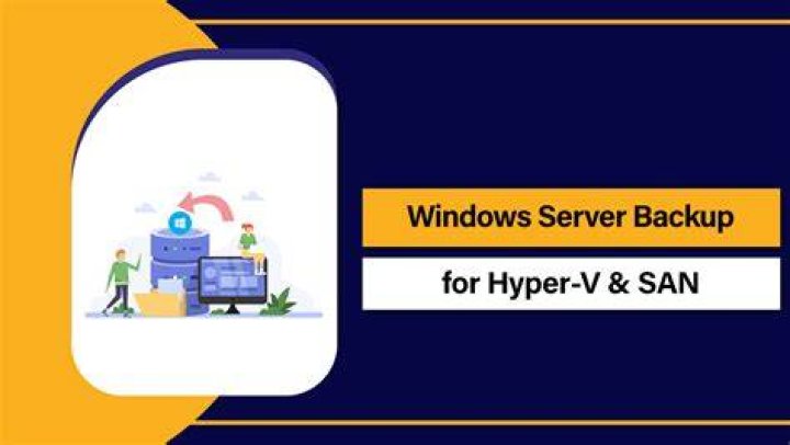 Backup / restore of Microsoft Hyper-V Server (VSS-aware) backup sets