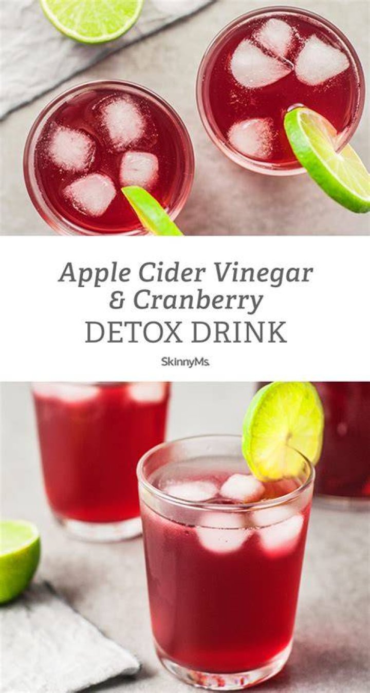 Baking Soda, Apple Cider Vinegar, And Cranberry Juice For