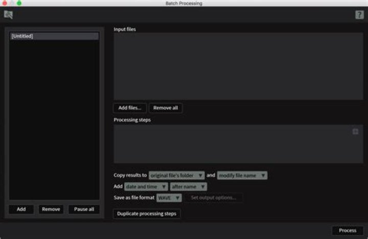 Batch Processing - RX 6 Help Documentation