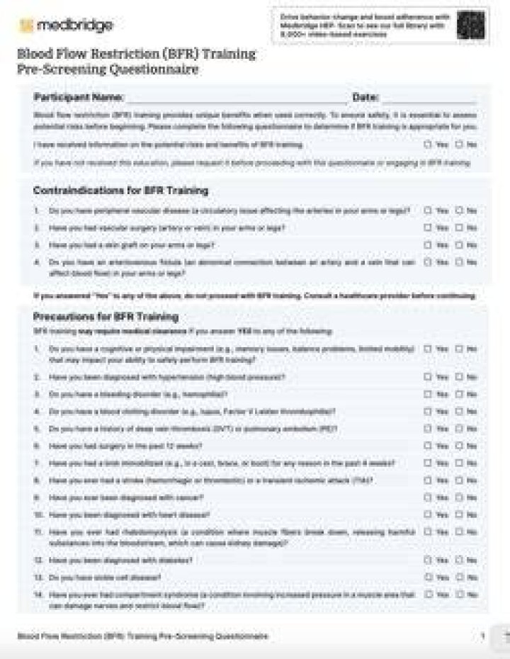 blood flow restriction training certification