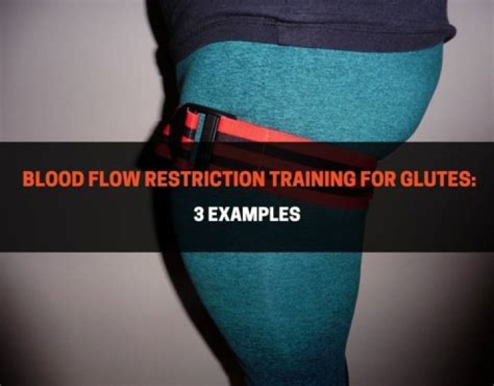 blood flow restriction training for glutes