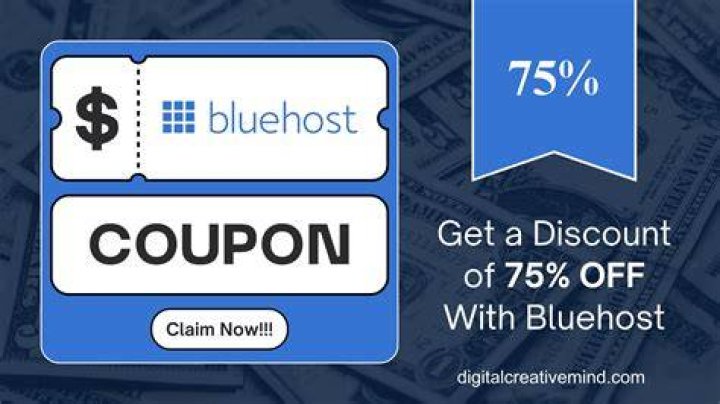 Bluehost coupon codes 2019 - 75% off coupons + free domain