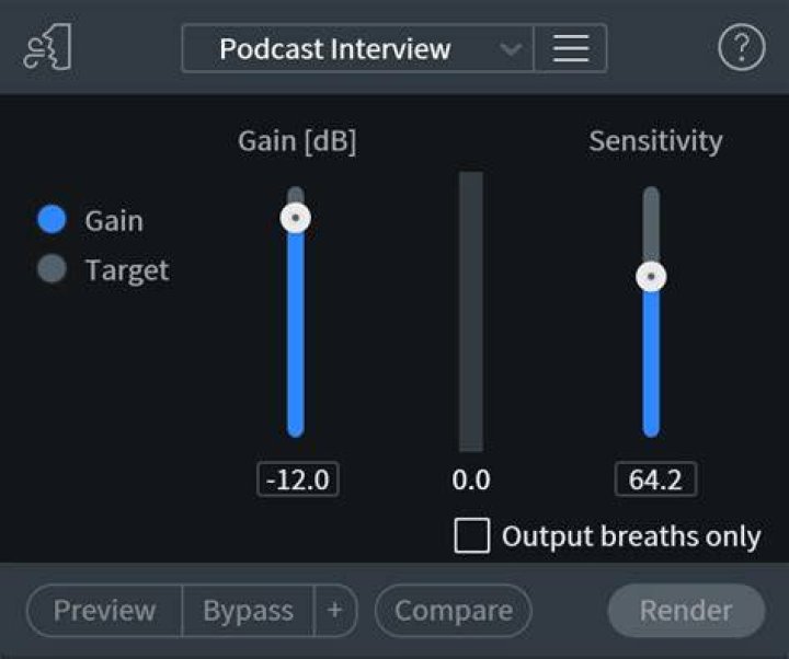 Breath Control - RX 9 Help
