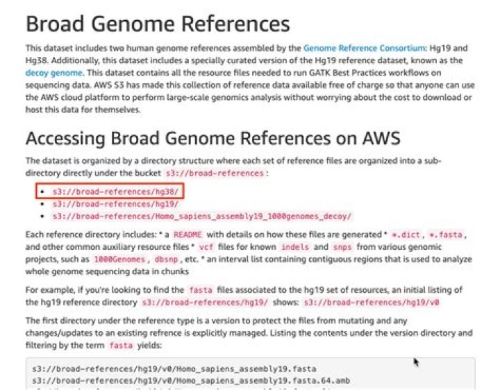 Broad Genome References