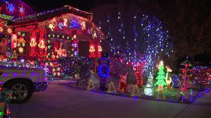 Carlsbad, New Mexico Holiday Light Setup