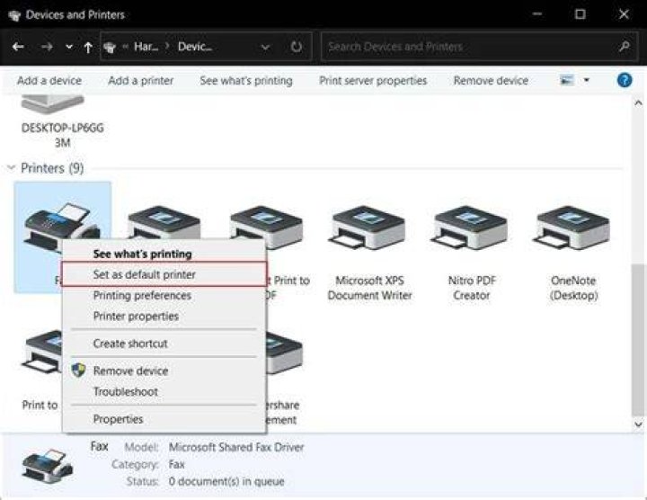 Changing printer ownership