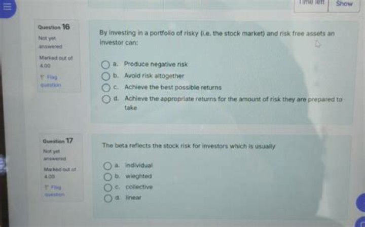 Combining Risky and Risk-Free Assets