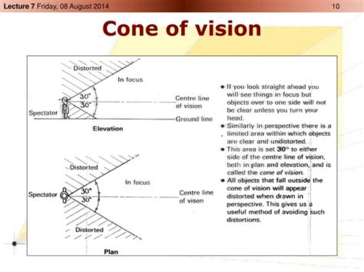 Cone of vision