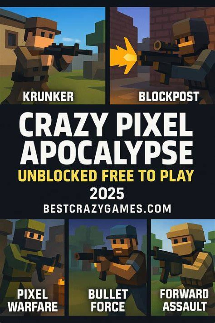 Crazy Pixel Apocalypse Unblocked | Crazy Games Unblocked