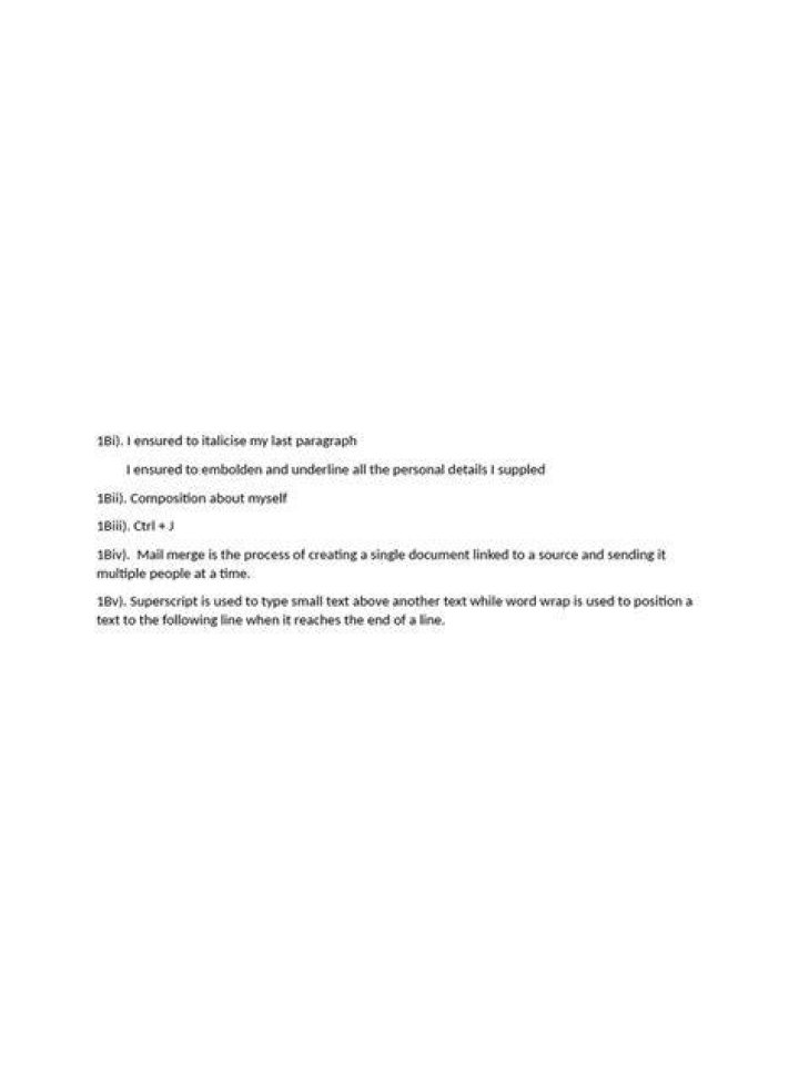 Creating a Single Document