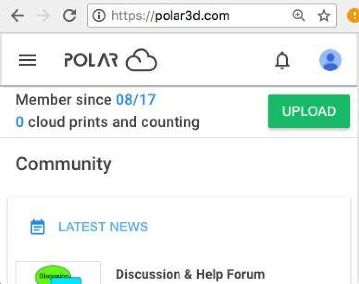 Creating your Polar Cloud account