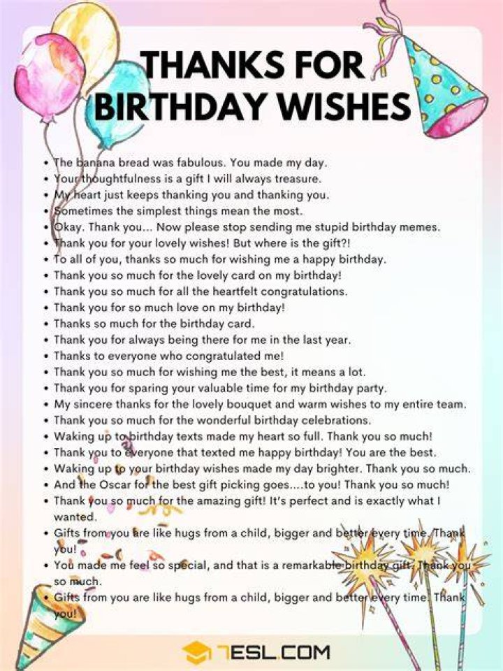 Creative Ways To Reply For Birthday Wishes