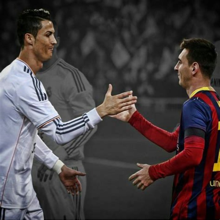 Cristiano Ronaldo & Lionel Messi Shake Hands At Soccer Match: Video Hollywood Life