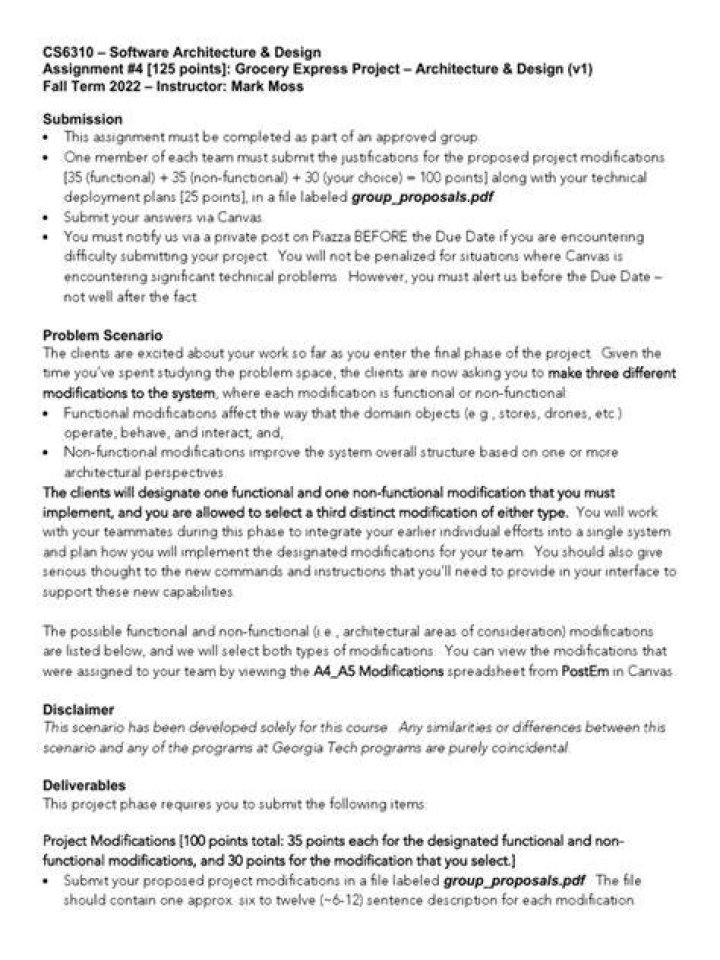 CS6310: Design Studies