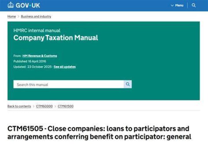 CTM17005 - Company Taxation Manual - HMRC internal manual