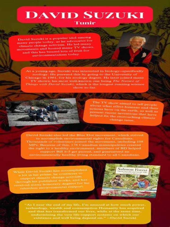 David Suzuki: Fatherhood And Environmental Advocacy