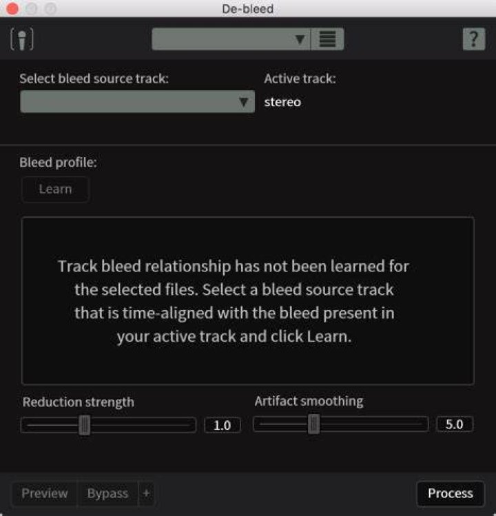De-bleed（ブリード除去） [STD & ADV] - RX6オーディオエディター 取扱説明書