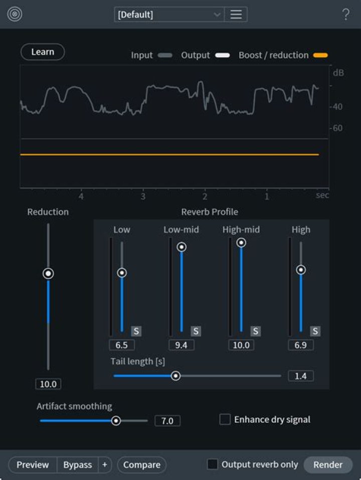 De-reverb [STD & ADV] - RX 7 Help
