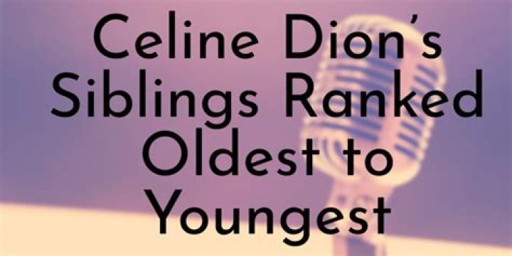 Discover The Names And Ages Of Celine Dion's Siblings