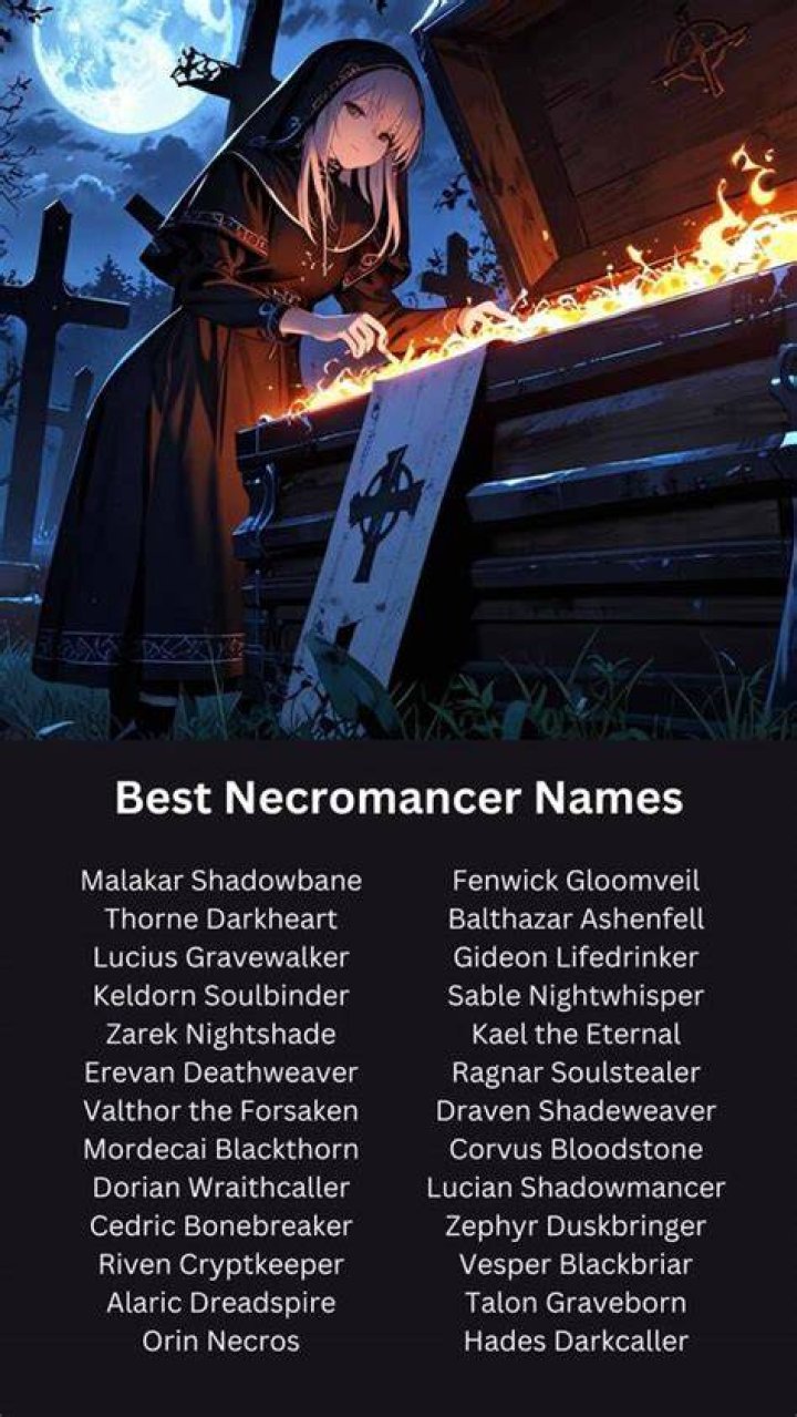 Discover The Secrets Behind Necromancer Names Male