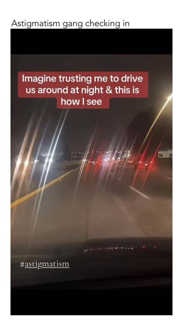 Driving At Night With Astigmatism Meme