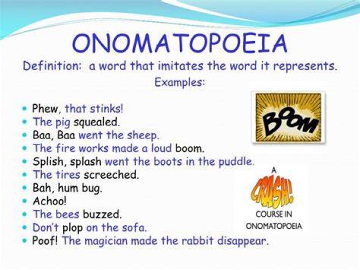 Figurative Language | Onomatopoeia
