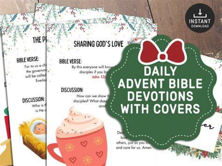 FREE Christmas Devotionals - 25 Days of Advent Devotions