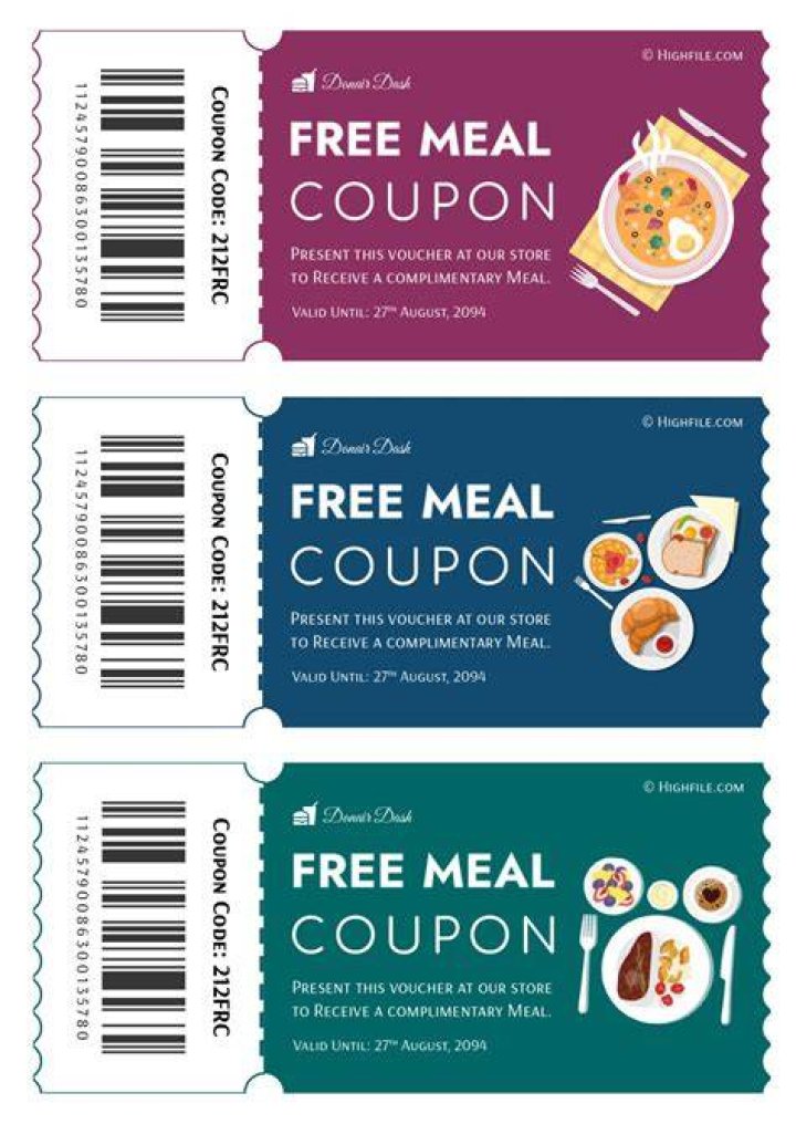 Free Food Coupons South Africa 2024