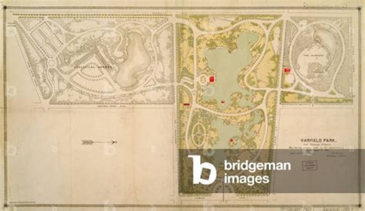 Garfield Park map (1885)