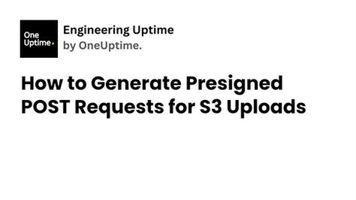 generate_presigned_post - Boto3 1.34.74 documentation