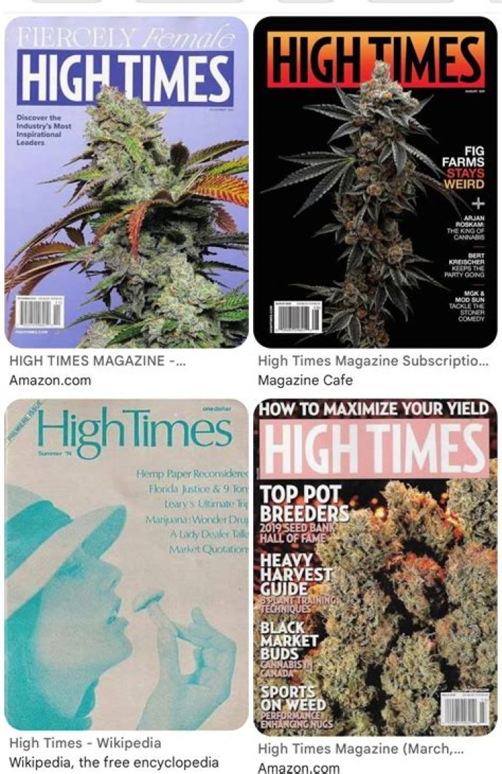 High Times Magazine Marijuana Seeds