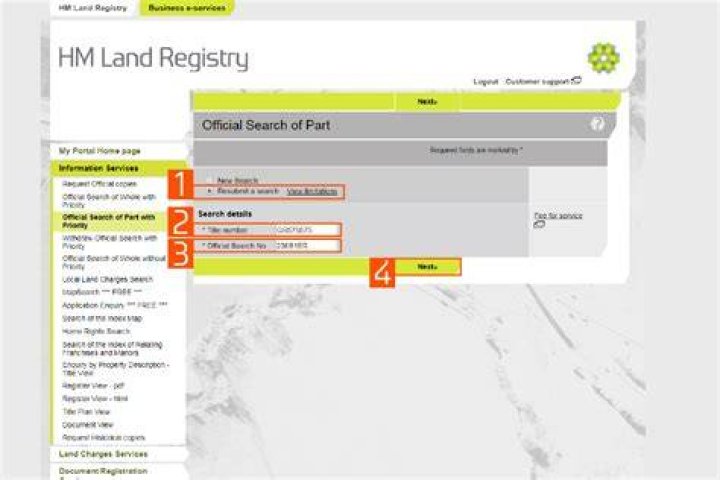 HM Land Registry Business e-services