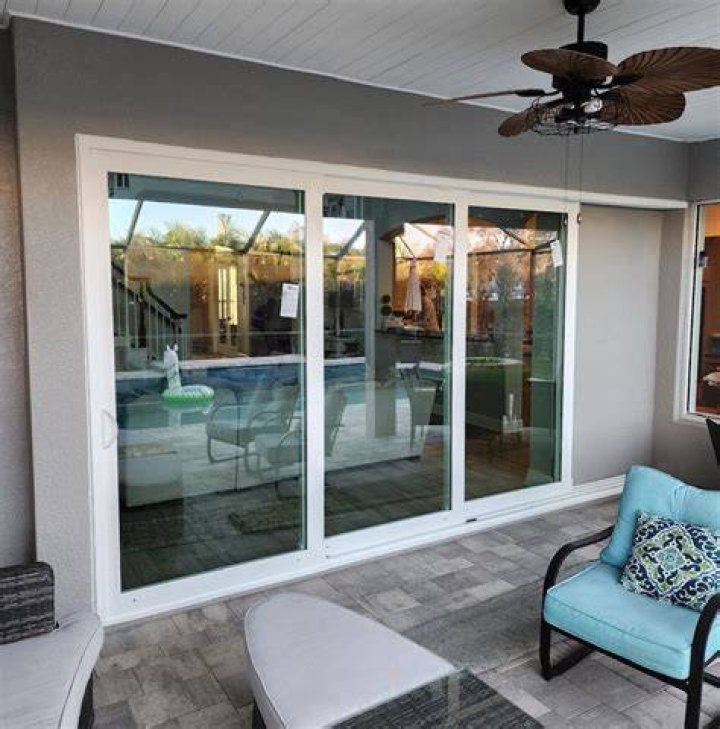 hurricane sliding glass doors in North Miami