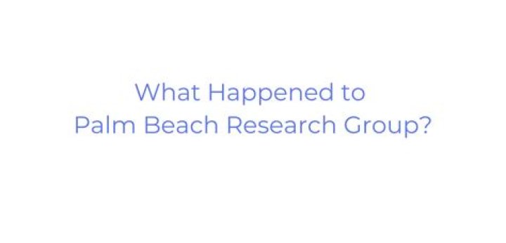 is palm beach research group legitimate