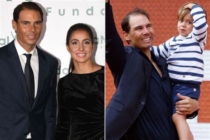 Life Beyond The Court: Rafael Nadal's Family With His Wife And Son