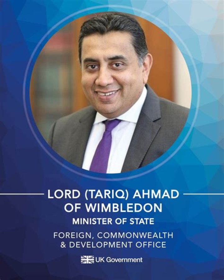 Lord Ahmad of Wimbledon - GOV.UK